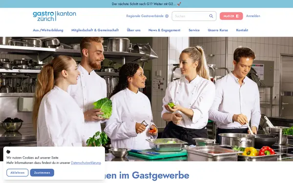 Gastro Zurich member portal